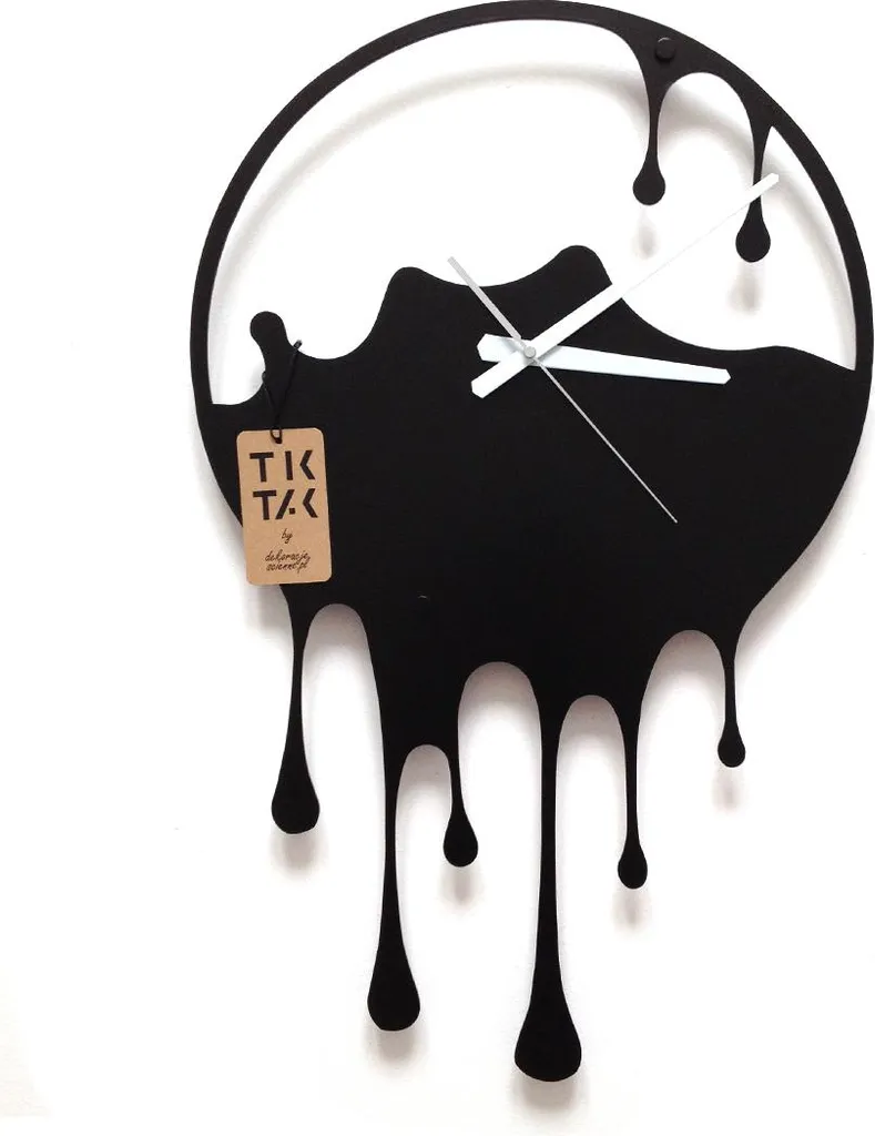 Horloge Murale Sans Bruit Decorizzly® Plask Wanduhr - Sommeil Préservé