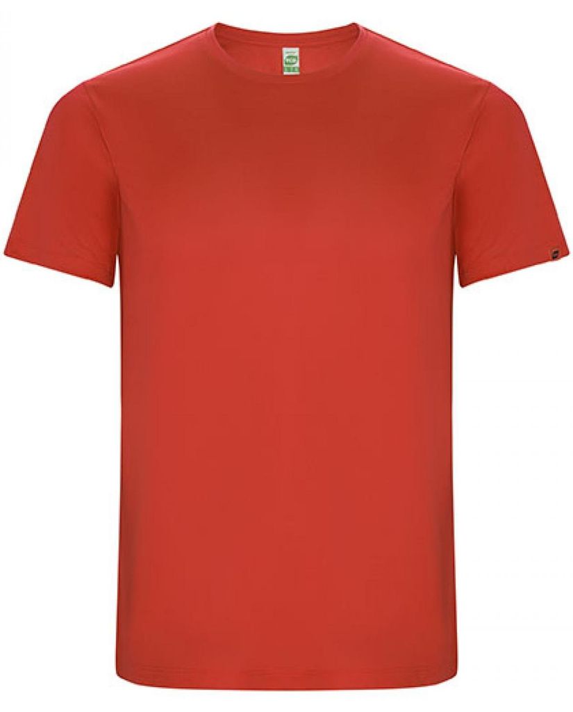 Roly Eco CA0427 | MenŽs Imola Funktions T-Shirt - 50% recyceltem Polyester - Farbe: Red 60 - Größe: M