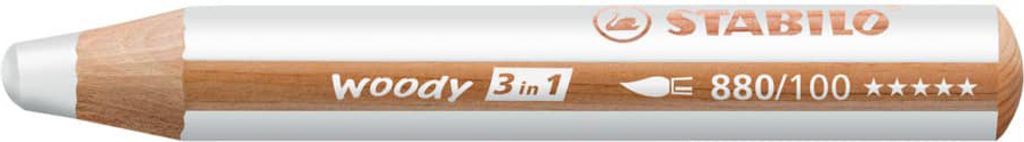Stabilo® 880/100 Stylo multitalent woody 3 en 1 blanc Image du produit 