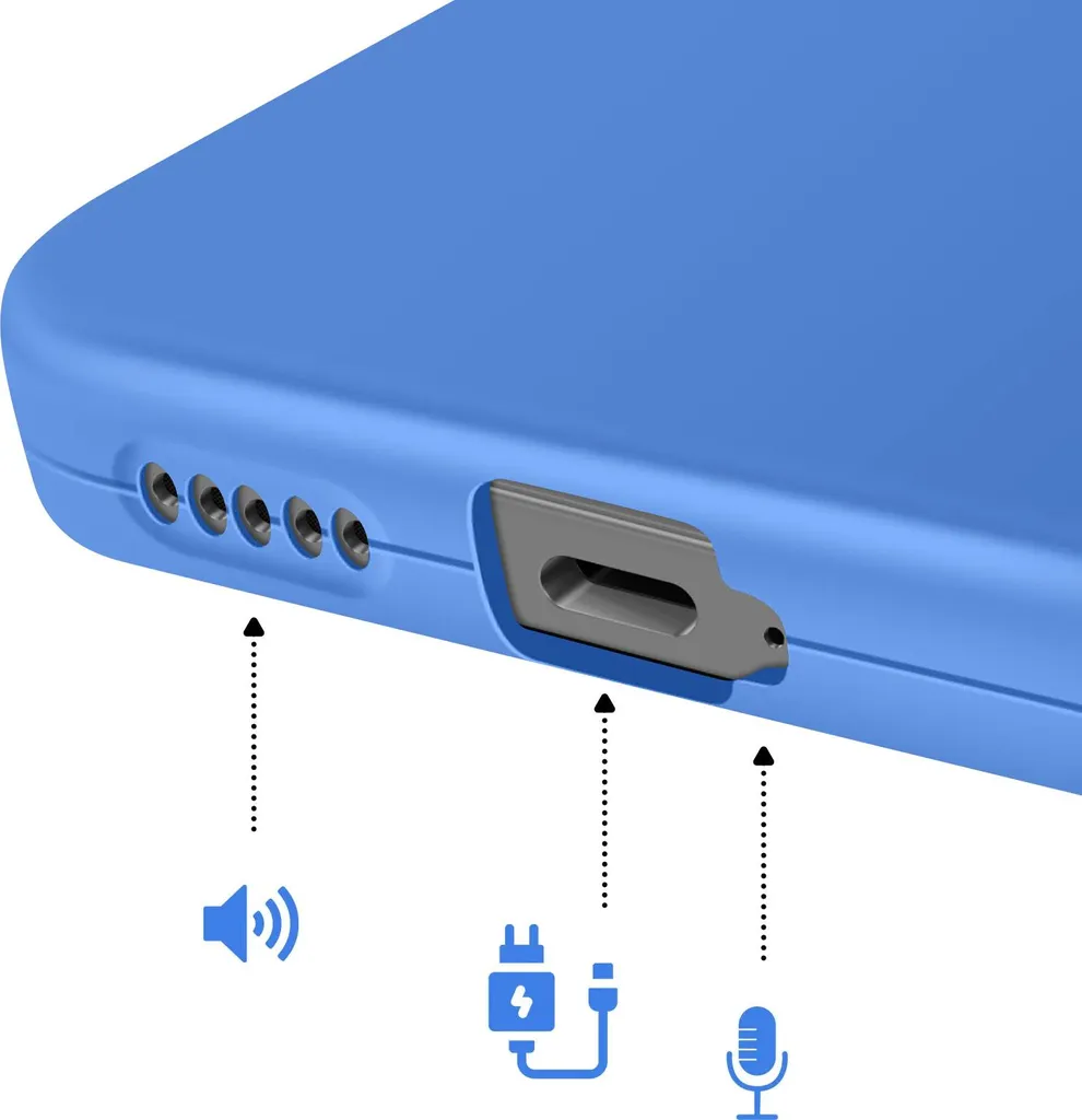 Cover Honor 200 Smart Avizar Silicone Blu - Shockproof & Slim - 6
