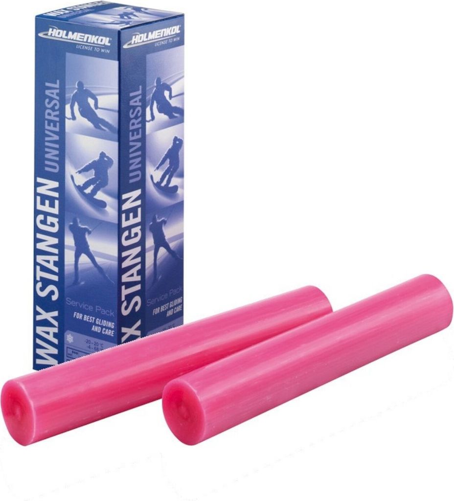 A box of pink ski wax sticks.