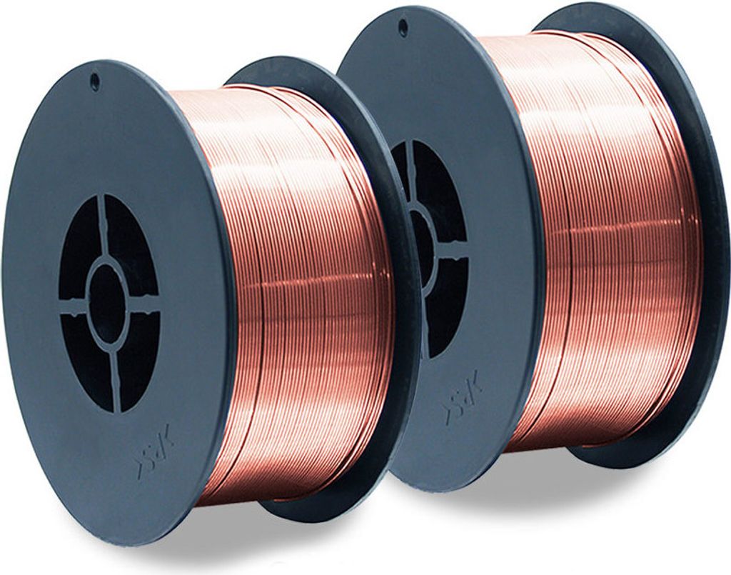 VECTOR WELDING MIG MAG Schweißdraht Drahtrolle Stahl ER70S-6, SG 3 Ø 0,8 mm / 2x 1 kg / D100 Rolle