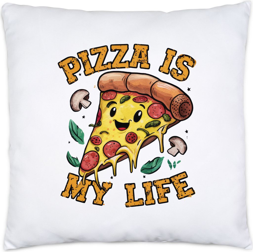 Pizza is my Life Kissen Pizza Pizzabäcker Italien Pizzaliebhaber Pizzeria Pizza baker