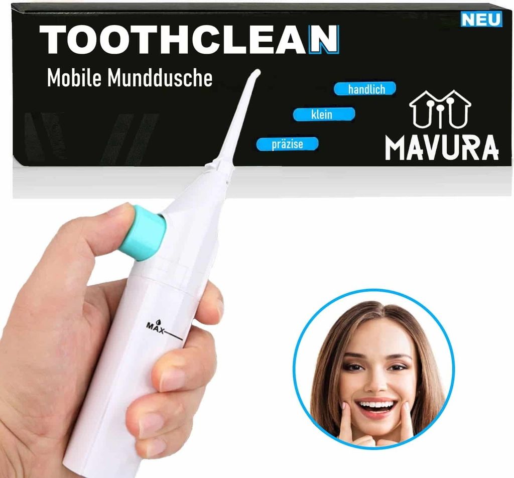 TOOTHCLEAN Mobile Munddusche Tragbare Reise Munddusche Produktbild 