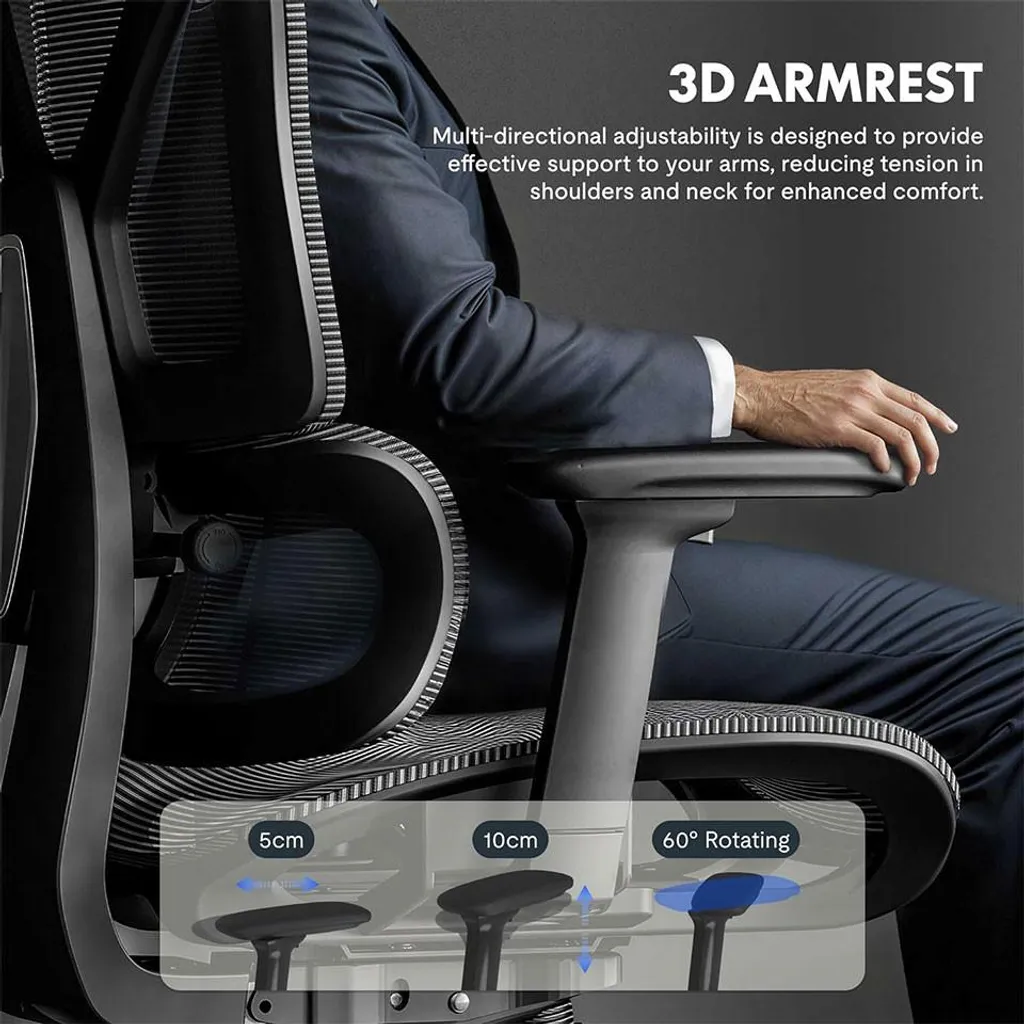 Chaise ergonomique ErgoX idéale pour le télétravail et bureau à domicile - 10