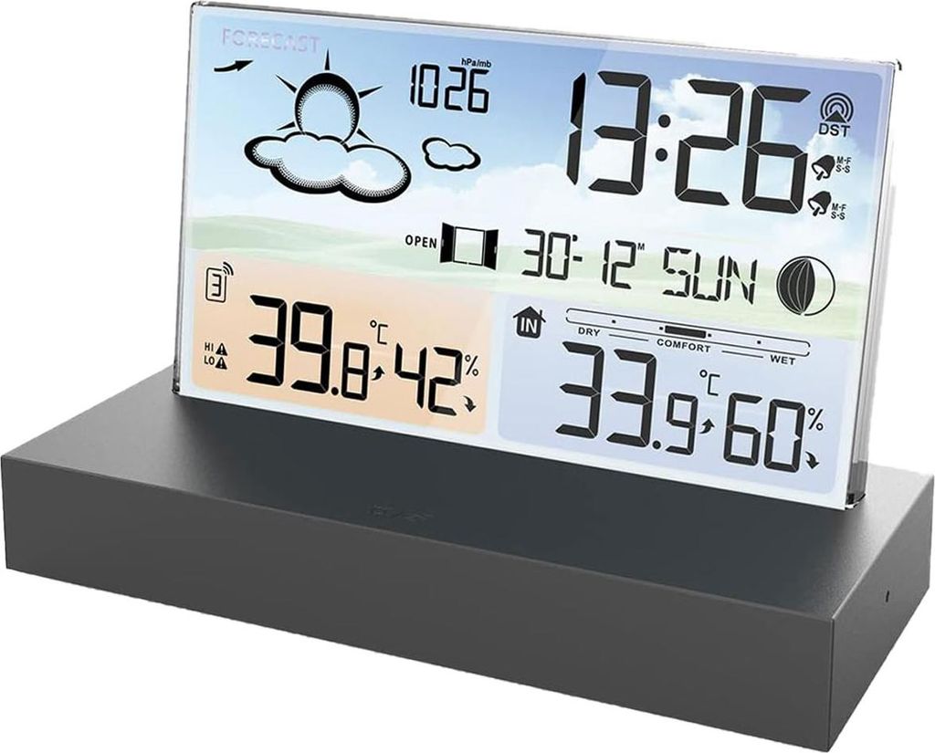 MODFU Wetterstation Funk mit Außensensor, Produktbild 