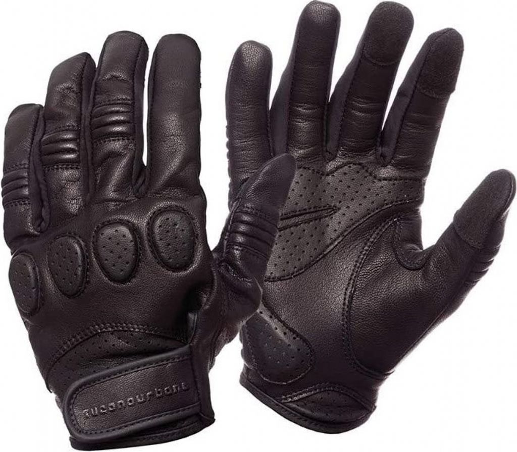TUCANO URBANO GIG Schwarze Leder Sommerhandschuhe größe XL