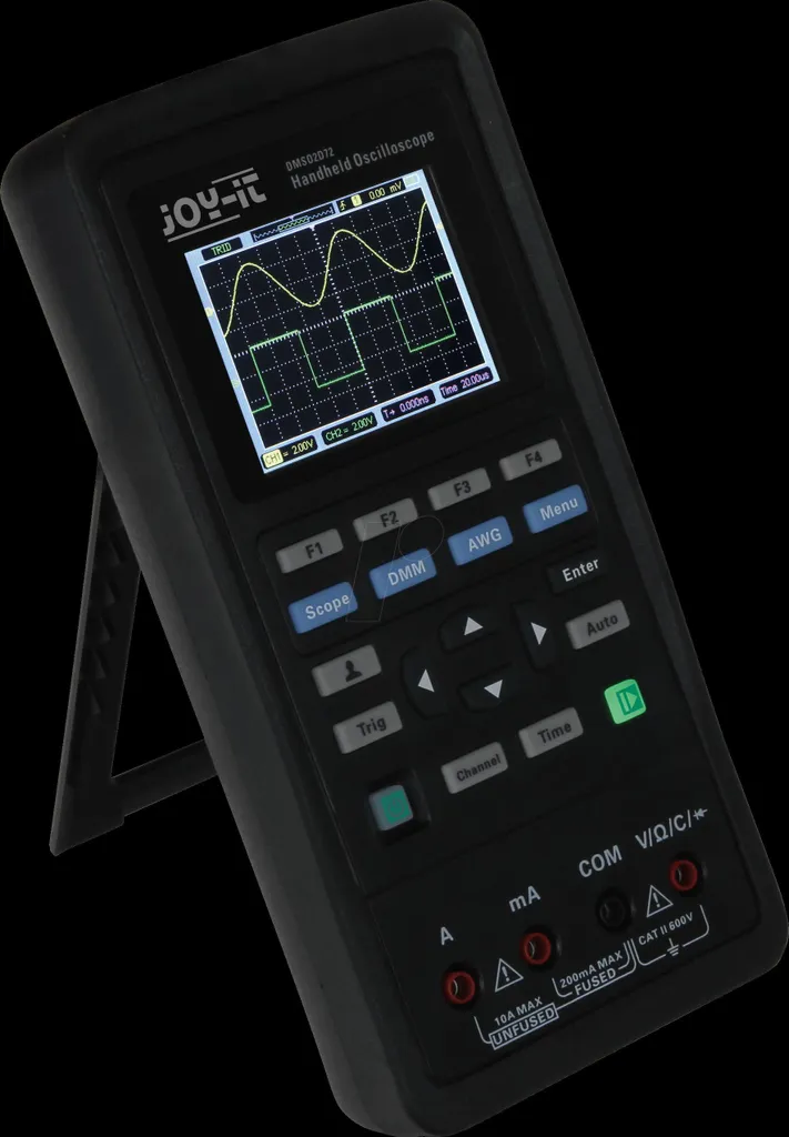 Oscilloscope portable Joy-iT JT-DMSO2D72 pour maintenance et labo 70 MHz