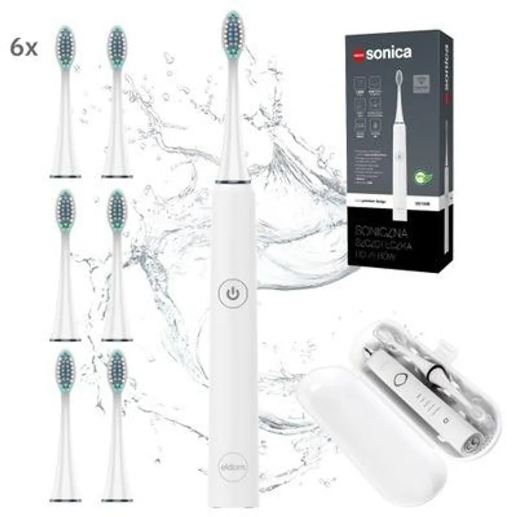 Brosse à dents électrique sonique rechargeable à 9 modes - Eldom - 9