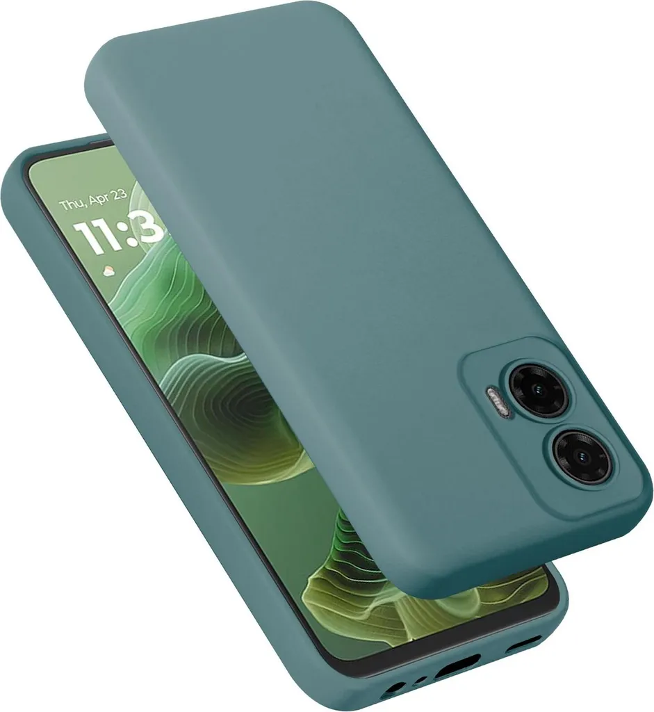 Cadorabo custodia per Motorola Moto G35 cover custodia in silicone per cellulare in silicone liquido, antigraffio e antiurto cover protettiva per Motorola Moto G35