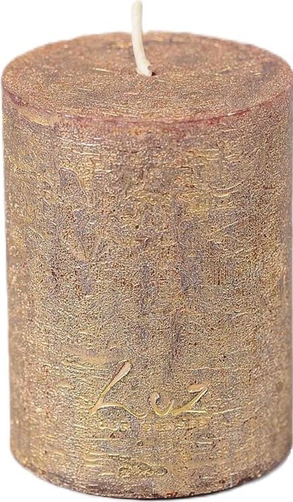 Rasteli Luz Your Senses Stumpenkerze Gold-Abendgold D 6 cm Produktbild 