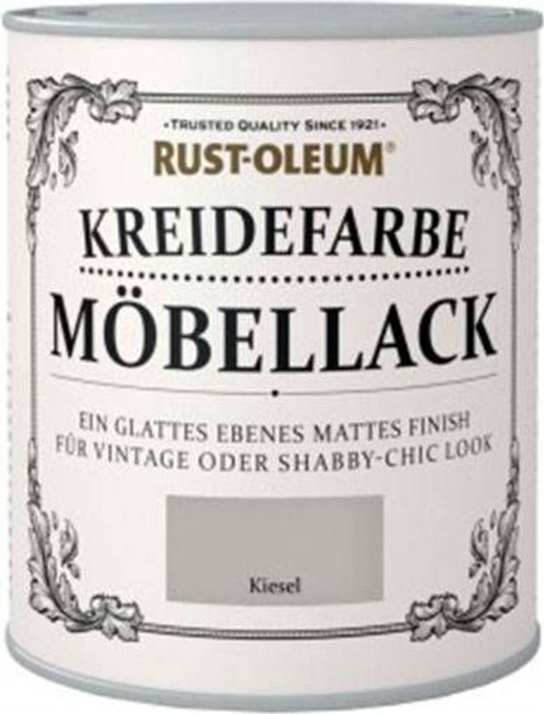 Rust Oleum Shabby Kreidefarbe Möbellack Kiesel mattes Produktbild 5