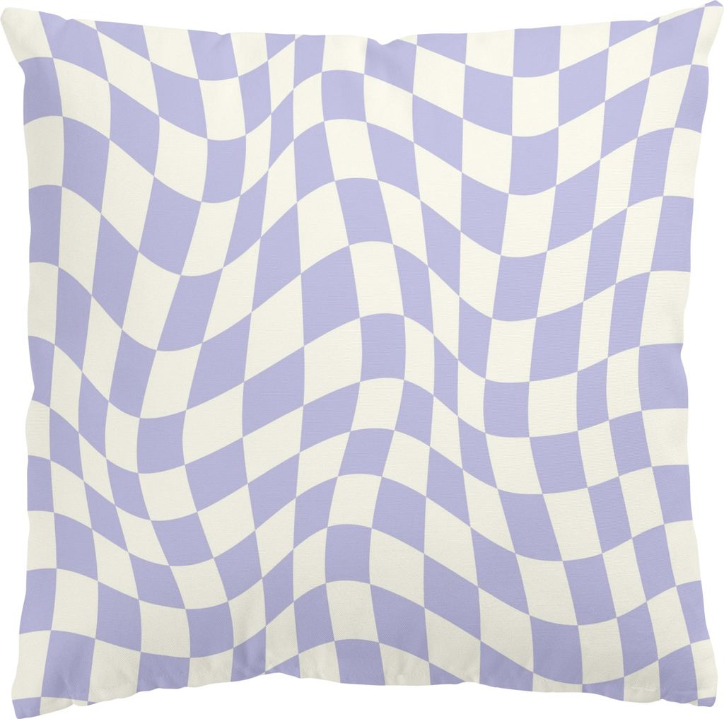Dekokissen Muster draußen / Outdoor Zierkissen waschbar Design violett Pop Art Sofakissen ohne Füllung