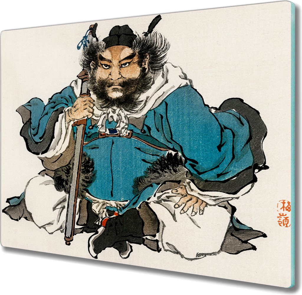 Coloray Küchenbrett Kochplattenabdeckung Hackbrett Schneidebrett Herdabdeckplatte 60x52 cm - asiatische traditionelle