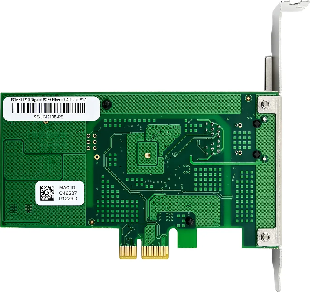 Contrôleur Réseau Ethernet Gigabit InLine PCIe PoE+ pour PC Fixe - 7