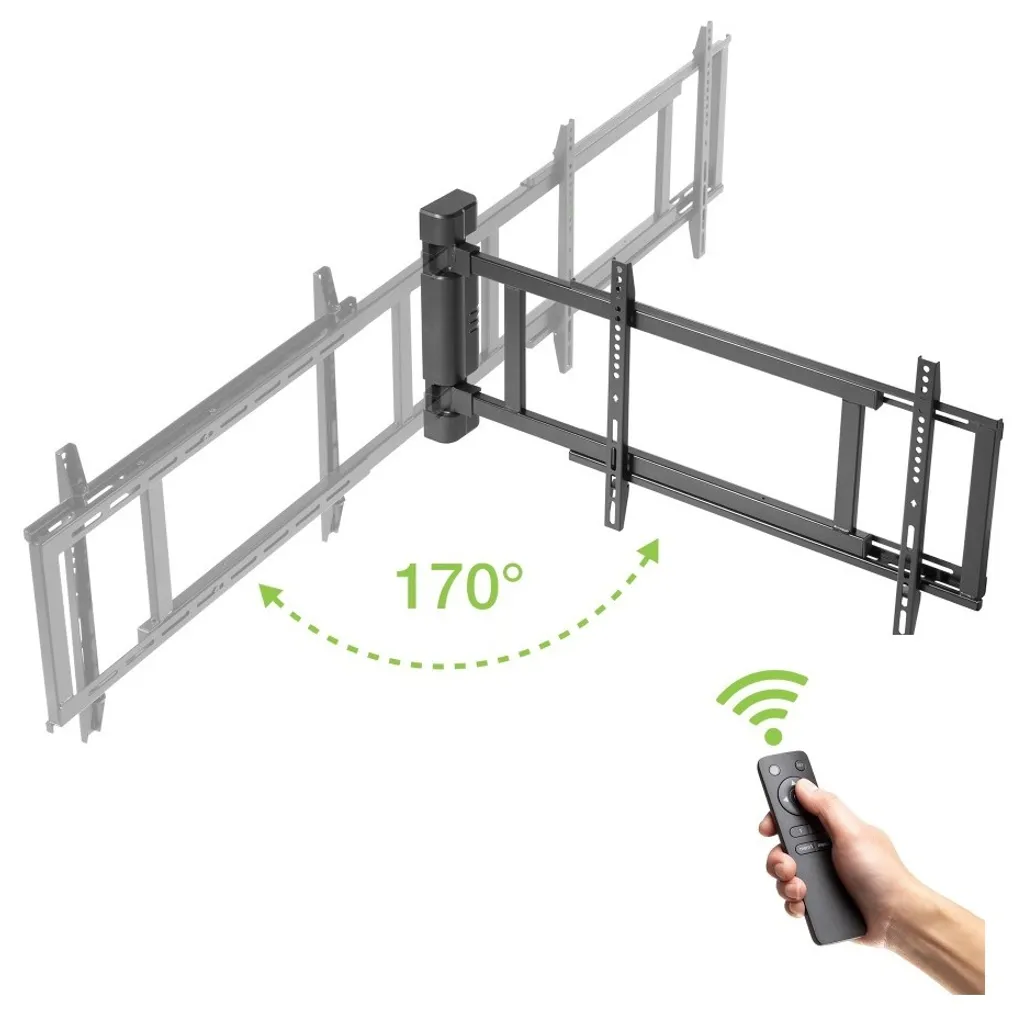 Support TV Mural Fixe pour Écrans LED et LCD jusqu'à 75 Pouces Techly