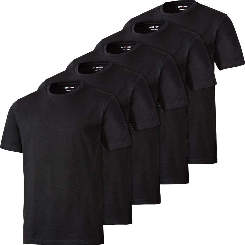 Otto Kern 5er Pack T-Shirts Rundhals aus reiner Baumwolle