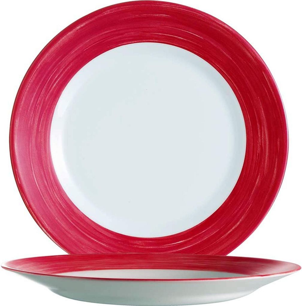 Brush Cherry Teller flach 23,5cm - 6 Stück