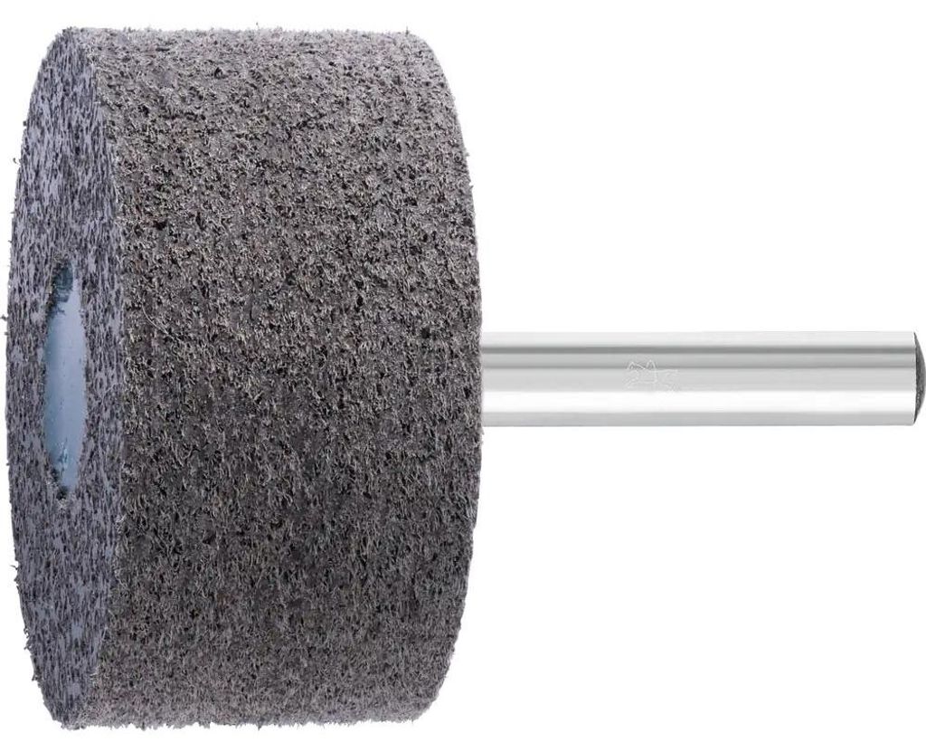 PFERD TOOLS POLINOX verpresster Vlies-Schleifstift Zylinderform PNER Ø 50x25 mm Schaft-Ø 6mm Mittelhart SIC Fein für Finish