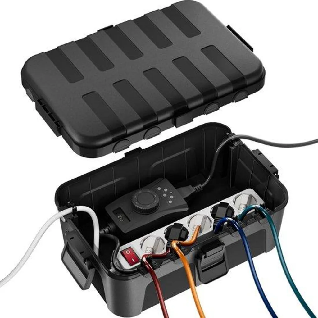 Protection de rallonge extérieure IP54 pour luminaires et jardinage