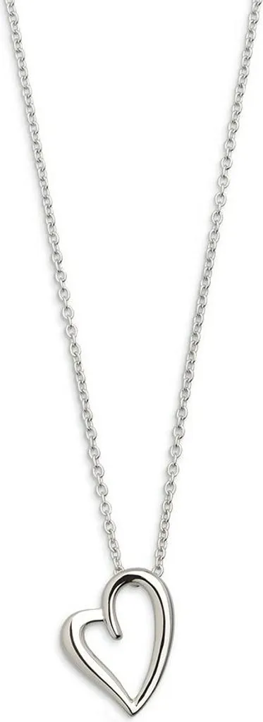 Chaîne Cœur Love Story en Argent Massif XS2796 Xenox : Brillance 925