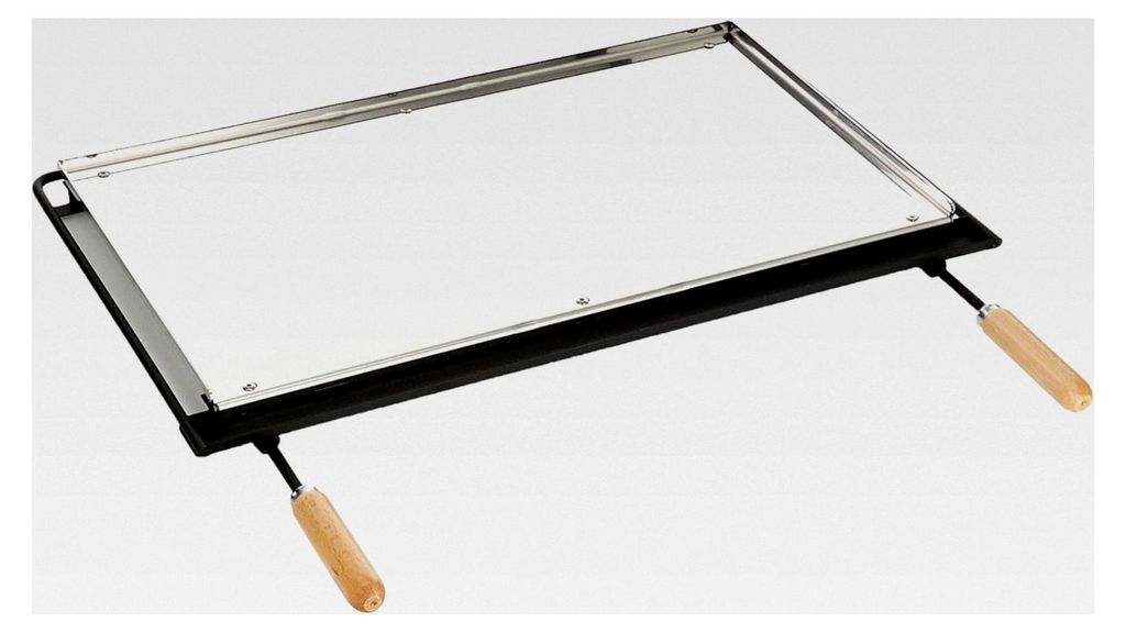 Plancha Barbacoa Inox. 68x41 cm