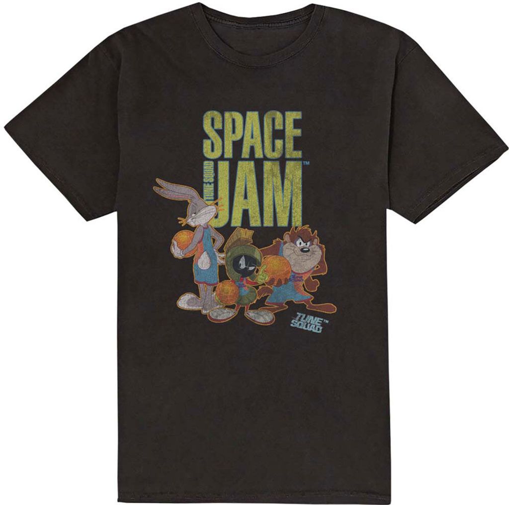 Space Jam 2 Tune Squad T-Shirt Schwarz – Offizielles Merchandise - S