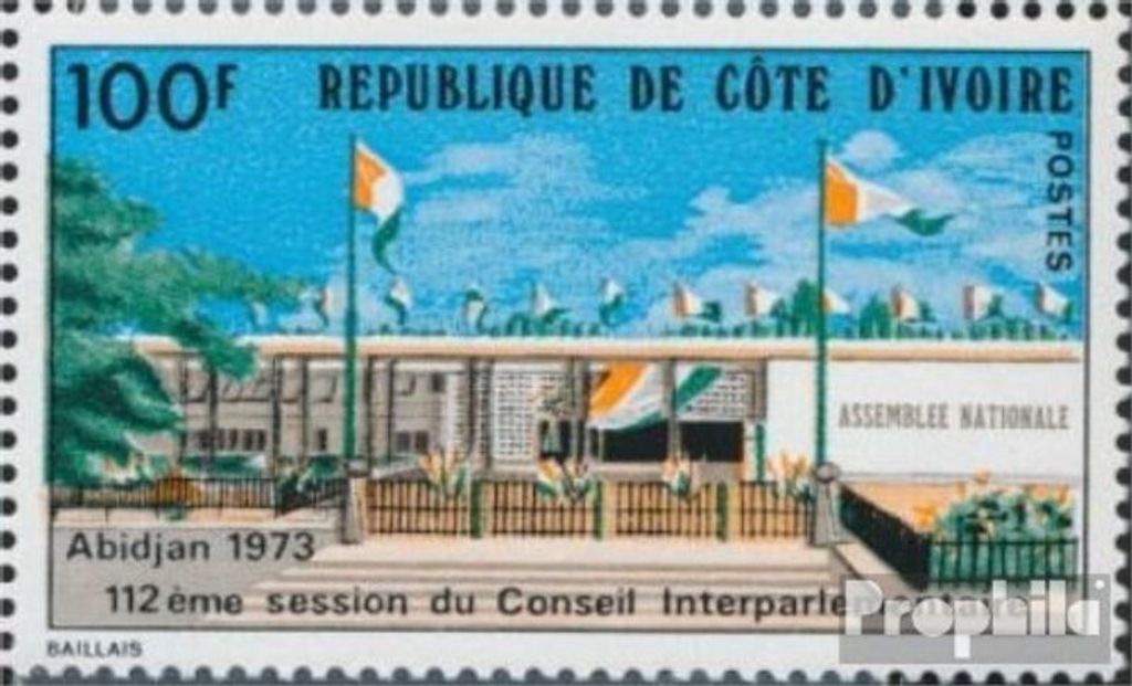 Briefmarken Elfenbeinküste 1973 Mi 426 (kompl.Ausg.) postfrisch Interparlamentarischer Rat