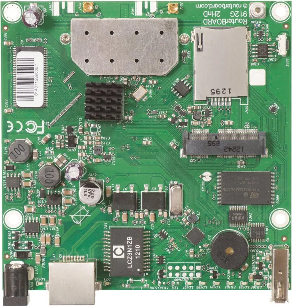 Station de base sans fil MikroTik pour liaison Wi-Fi longue distance