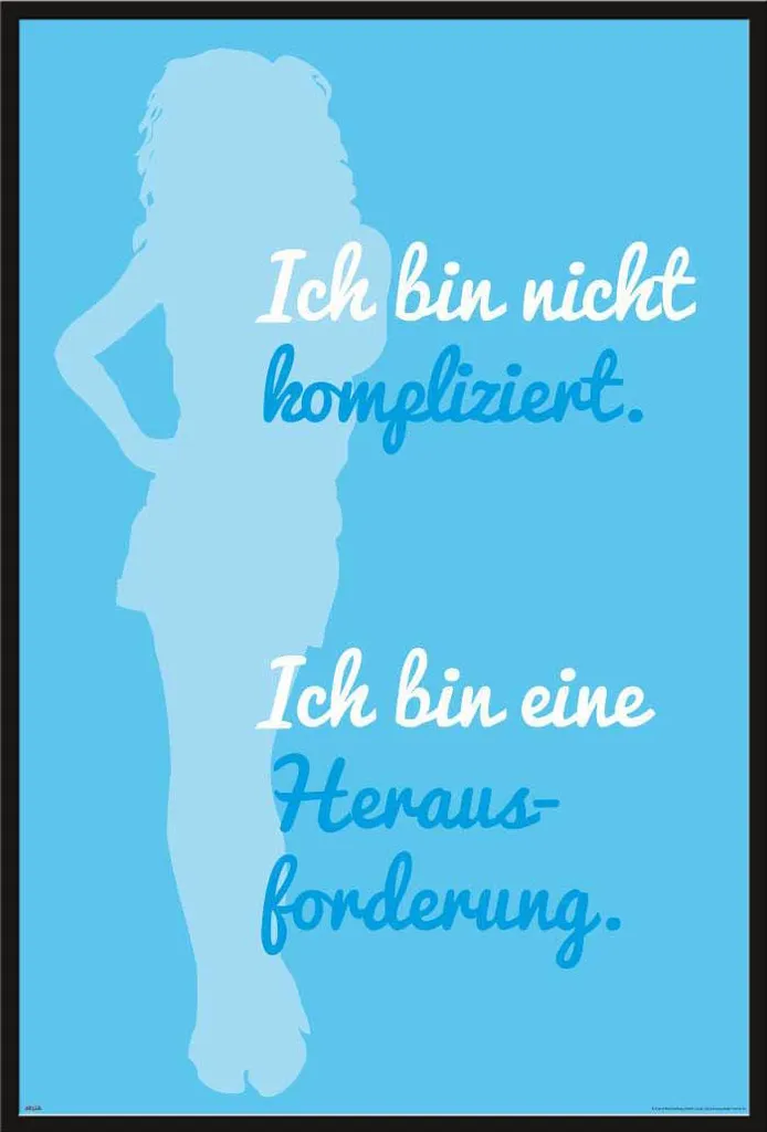 Cadre avec poster de motivation Shinsuke Maxi noir décor mural bureau