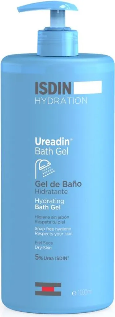 Isdin Ureadin Bagno Gel 1000ml: Trattamento Syndet per Secchezza Cutanea