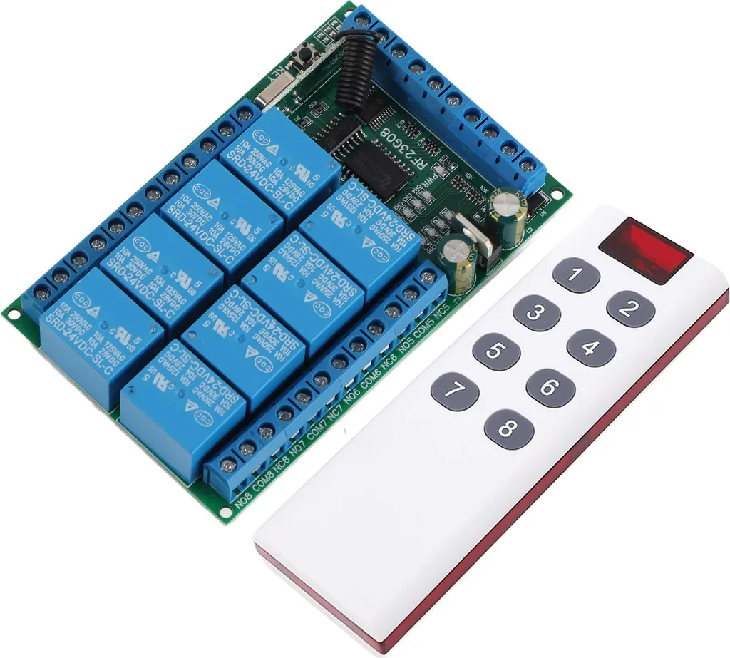 Module 8 canaux 433MHz 24V pour réparer ou étendre vos commandes RF - 4