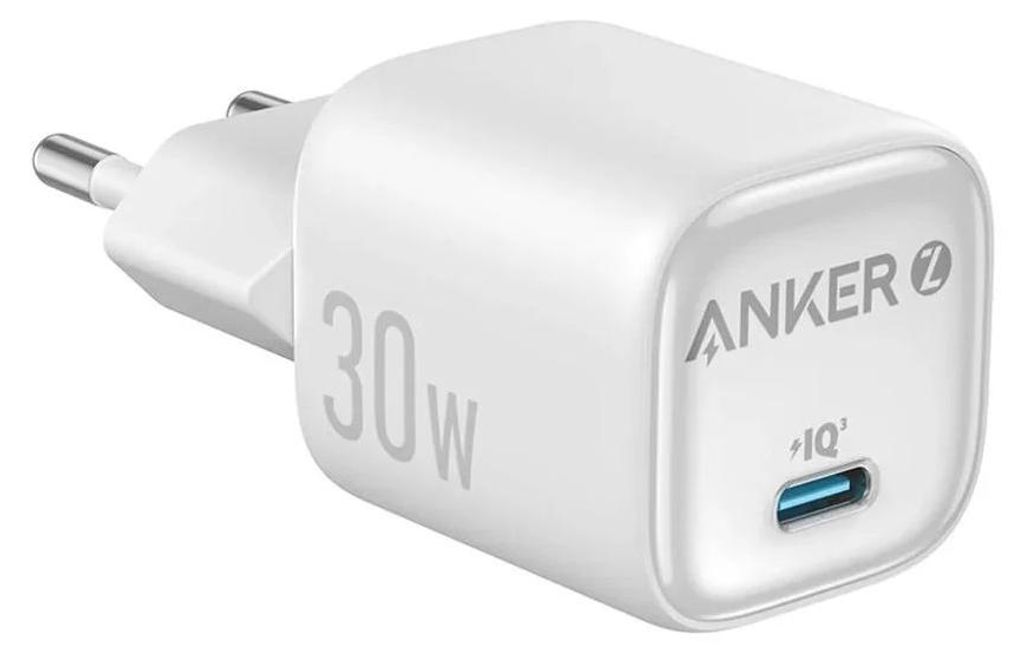 Chargeur secteur Anker Zolo 30 W Super Fast Charger, USB-C, Image du produit 