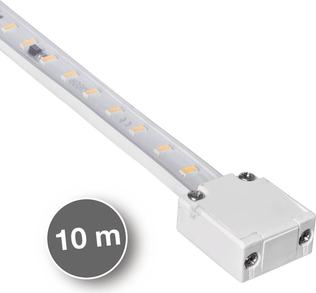 SIGOR 8W/m Hochvolt LED-Streifen 3000K 10m 120LED/m IP65 230V 560lm/m Ra90