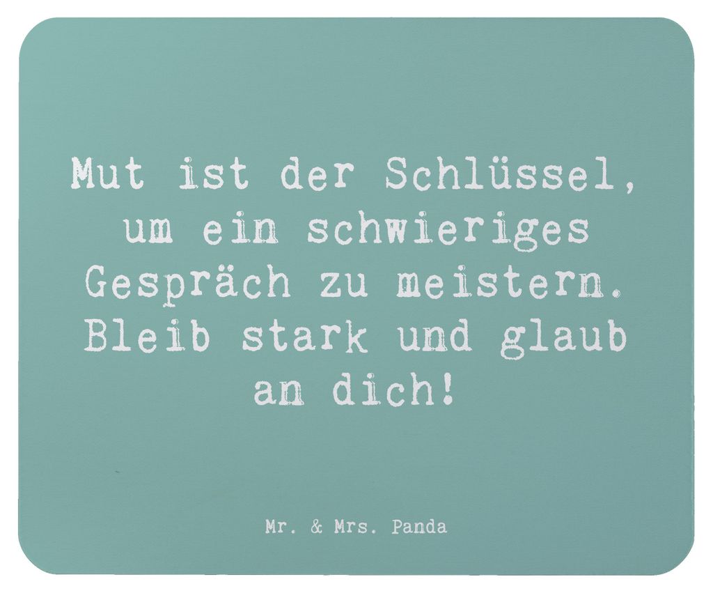 Mr. & Mrs. Panda Mauspad Spruch Ein schwieriges Gespräch Produktbild 