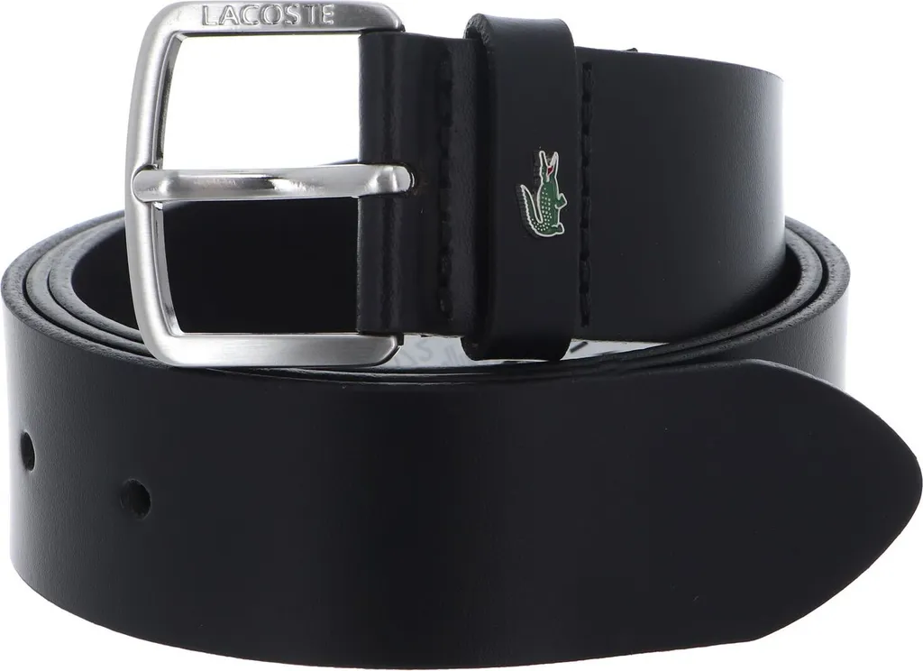 Cintura Lacoste Pelle Nera W85 | Accessorio Uomo Elegante e Durevole