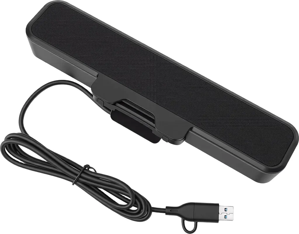 Haut-parleurs pour PC fixes avec commande volume et mute USB - 3