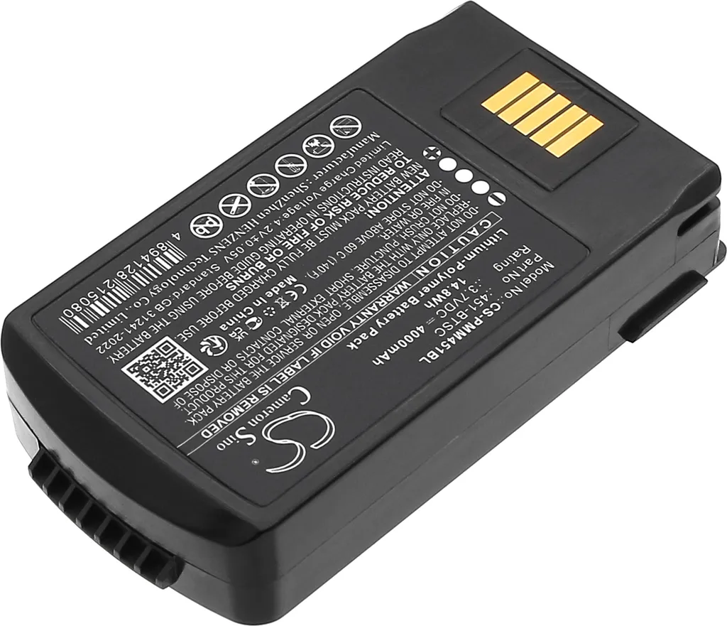 Batterie PM451 PM452 compatible Point Mobile remplace 451-BTSC Techtek