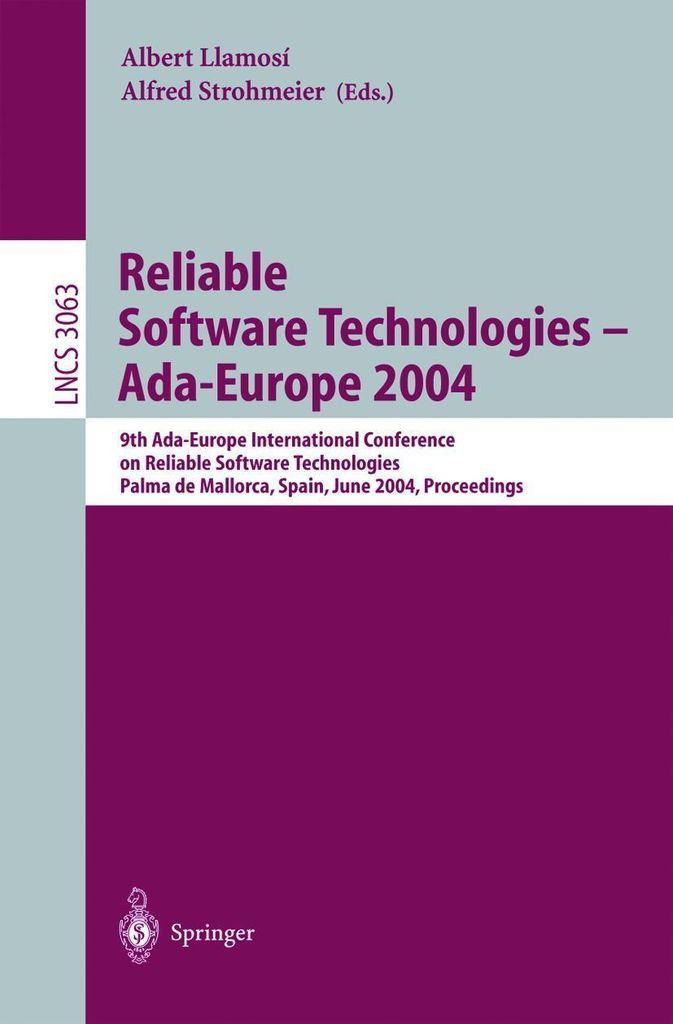 Zuverlässige Softwaretechnologien – Ada-Europe 2004