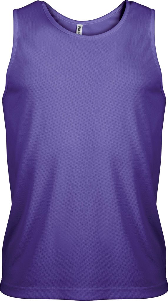 Proact Herren Sport Trägerhemd Sports Vest Gym Tank Top Muskelshirt, Größe:XL, Farbe:Aqua Blue