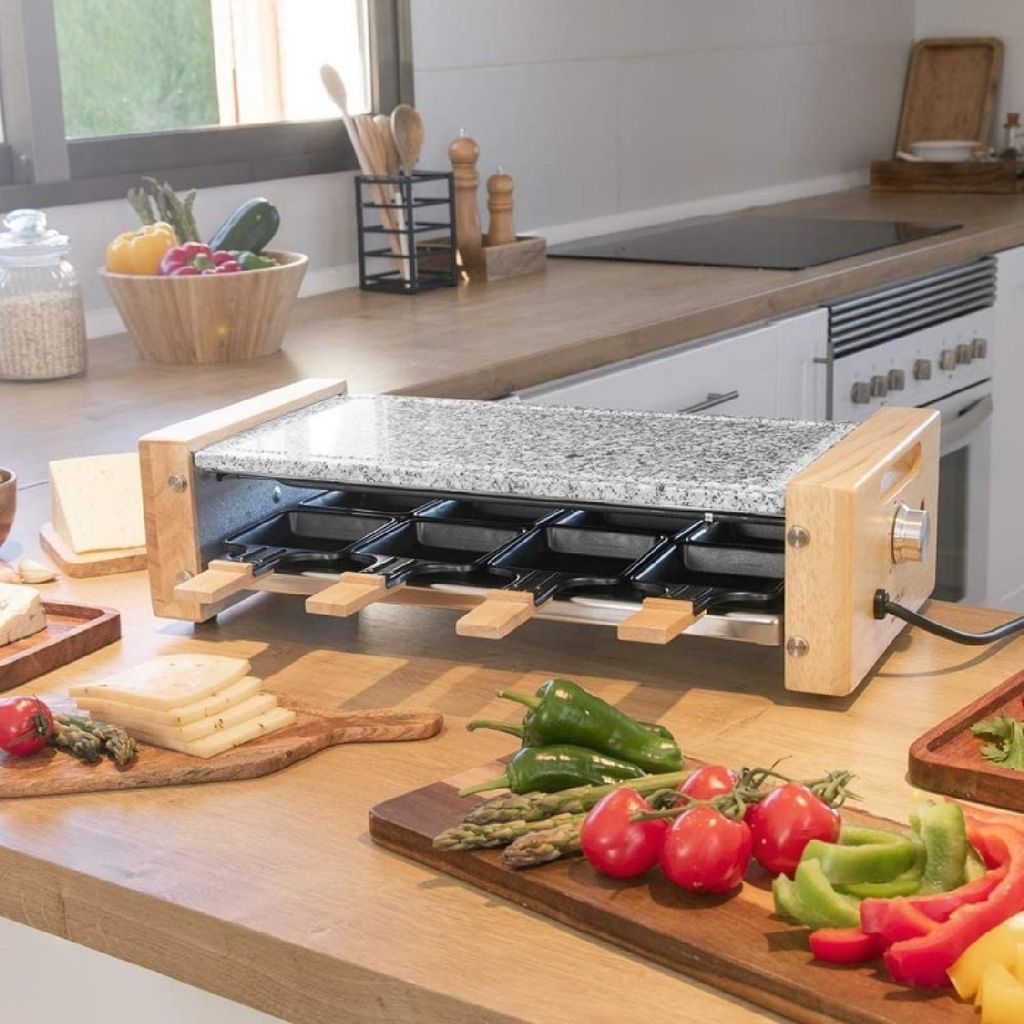 Cecotec Cheese&Grill 8400 Wood AllStone, 8 člověk/lidí, Obrázek produktu 