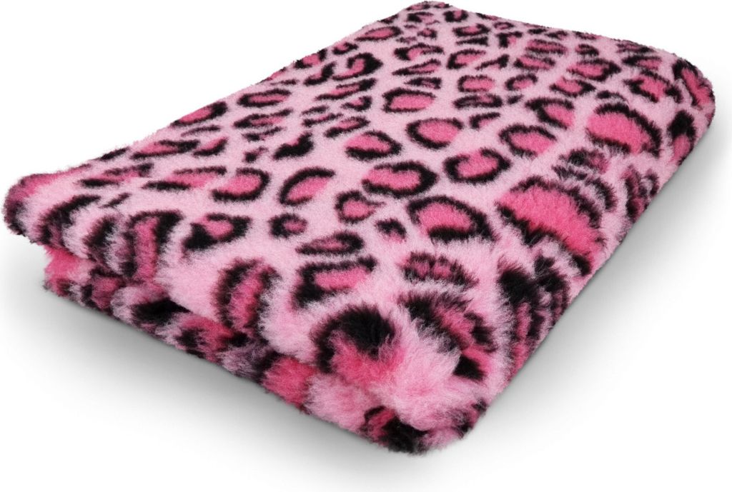 Vet Bed Hundedecke Leopard rosa 150 x 100 cm