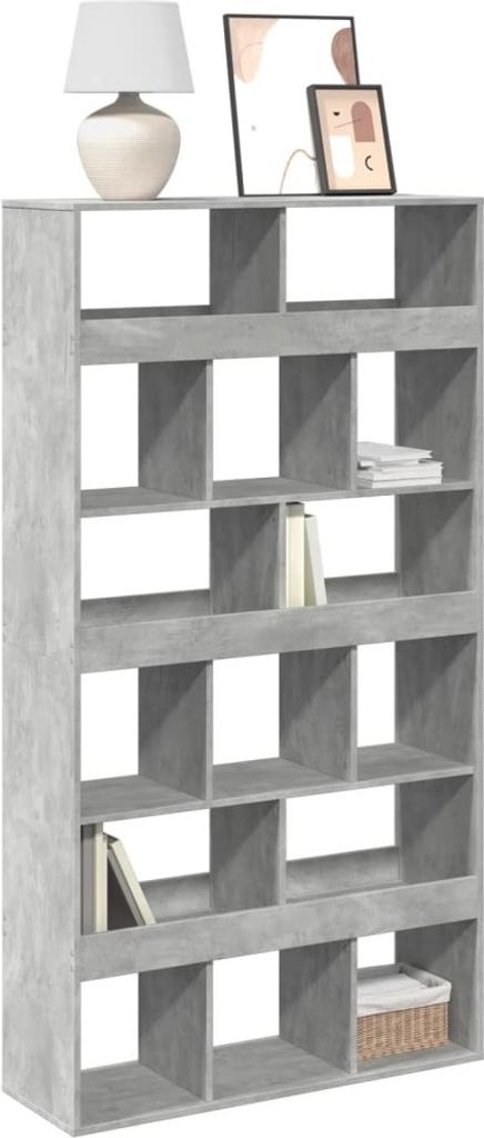 Maison Exclusive - Bücherregal Betongrau 100x33x187,5 cm Holzwerkstoff