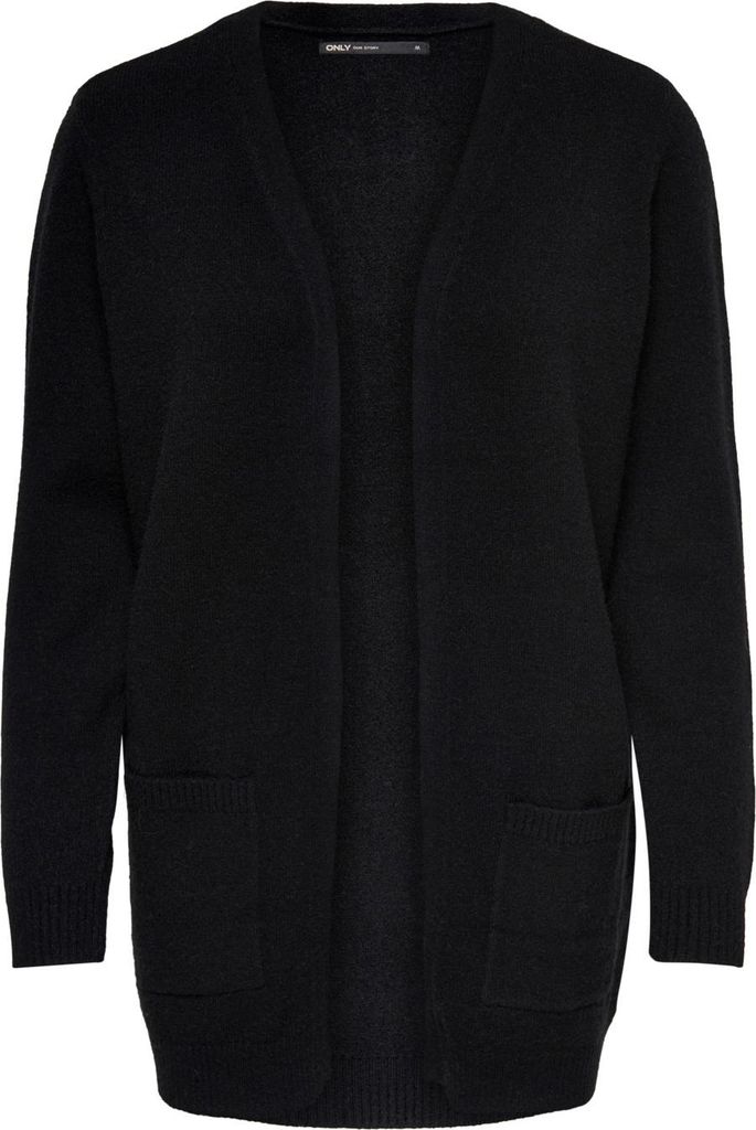 ONLY ONLY Damen Lange Strickjacke Stretch ONLLESLY Open Cardigan Gerippt Größe: XS
