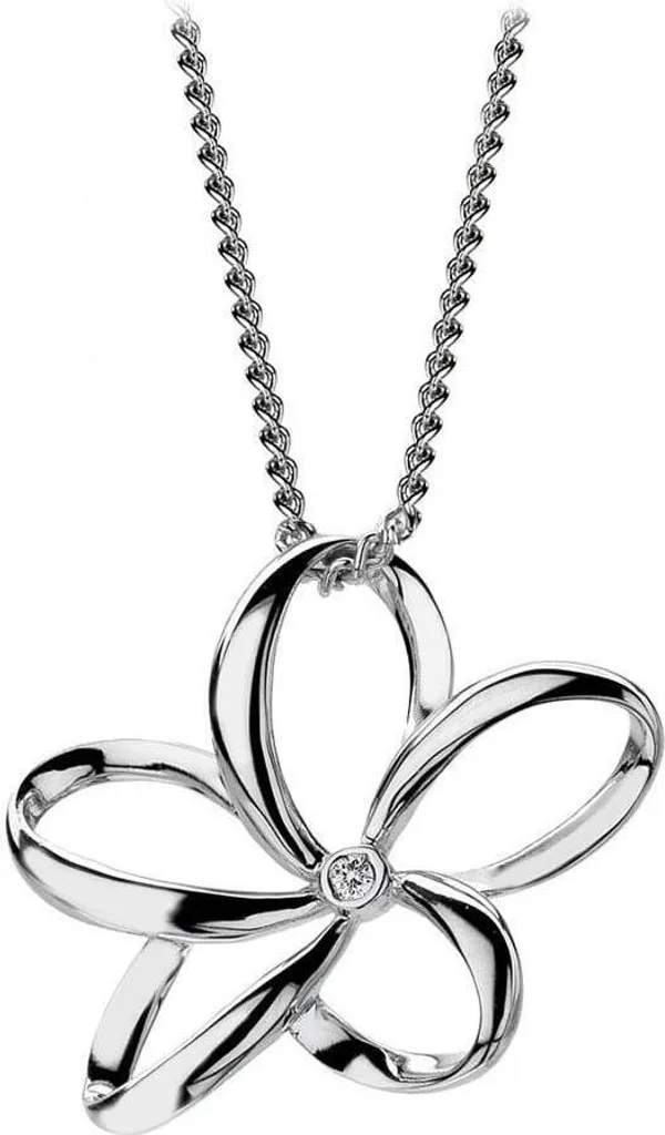 Hot Diamonds DP230 Collier Pendentif Natural en Argent et Diamant
