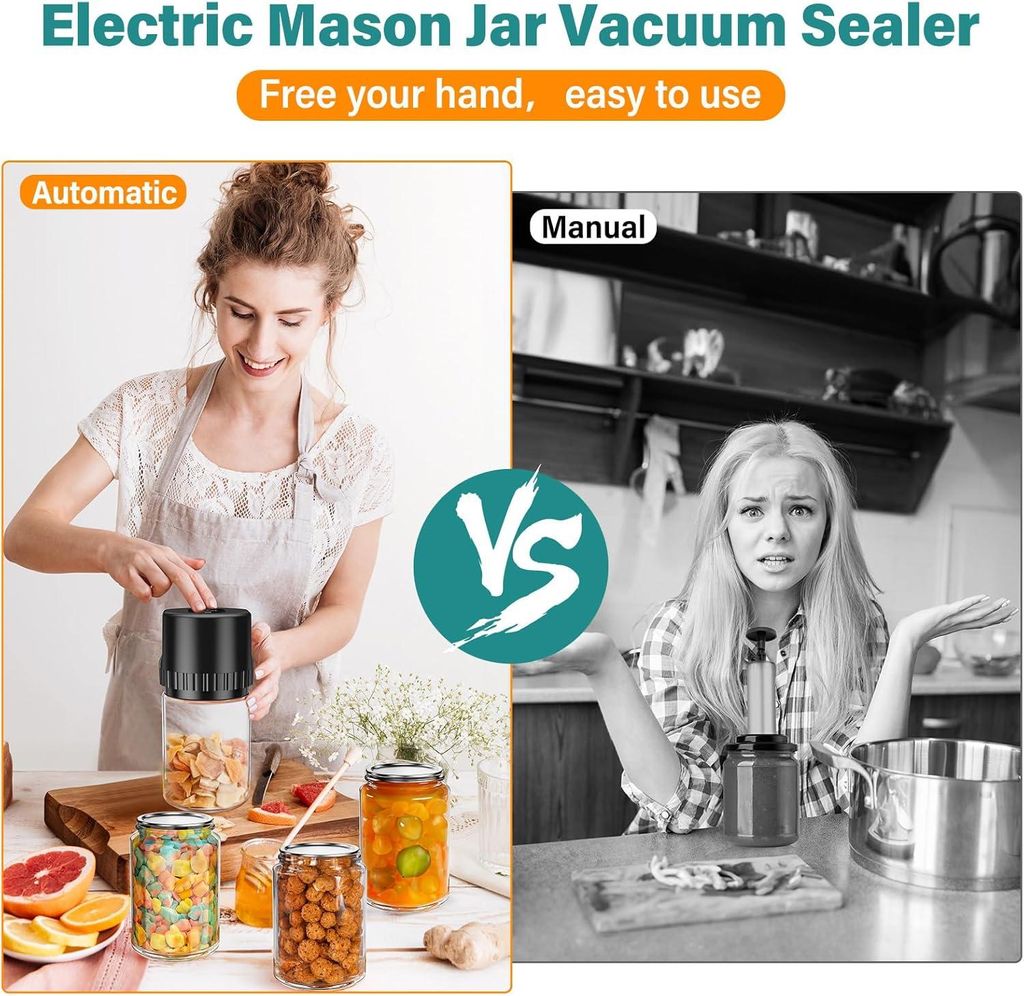 Vakuumiergerät, Elektrisches Einmachglas Vakuumiergerät