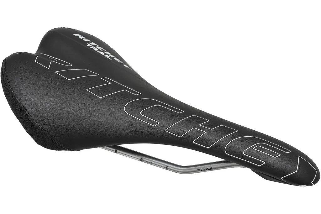 Selle de VTT Ritchey Comp Trail noire avec rails en acier haute résistance