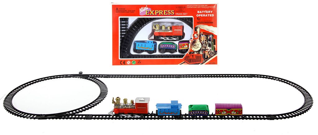 I'm Toy mini Express Zug Lok Eisenbahn blau 02012 