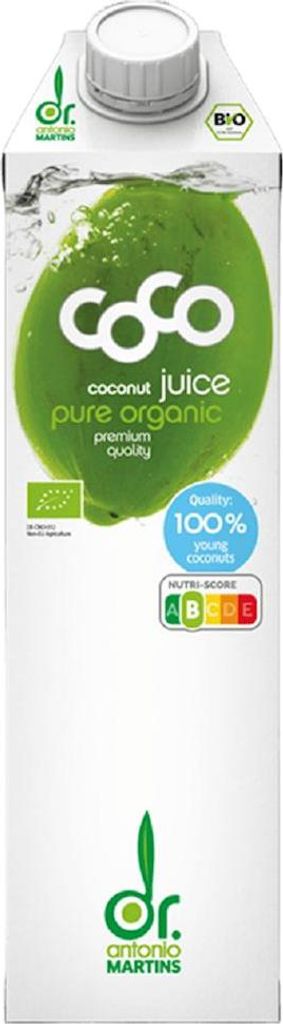 WODA KOKOSOWA NATURALNA BIO 1 L - COCO (DR MARTINS)