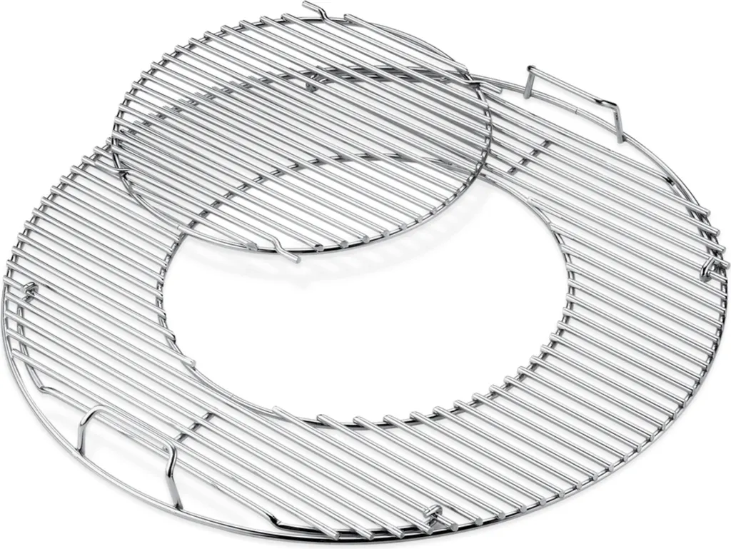 Grille de Cuisson Gourmet BBQ System en Acier Inoxydable pour BBQ 57cm